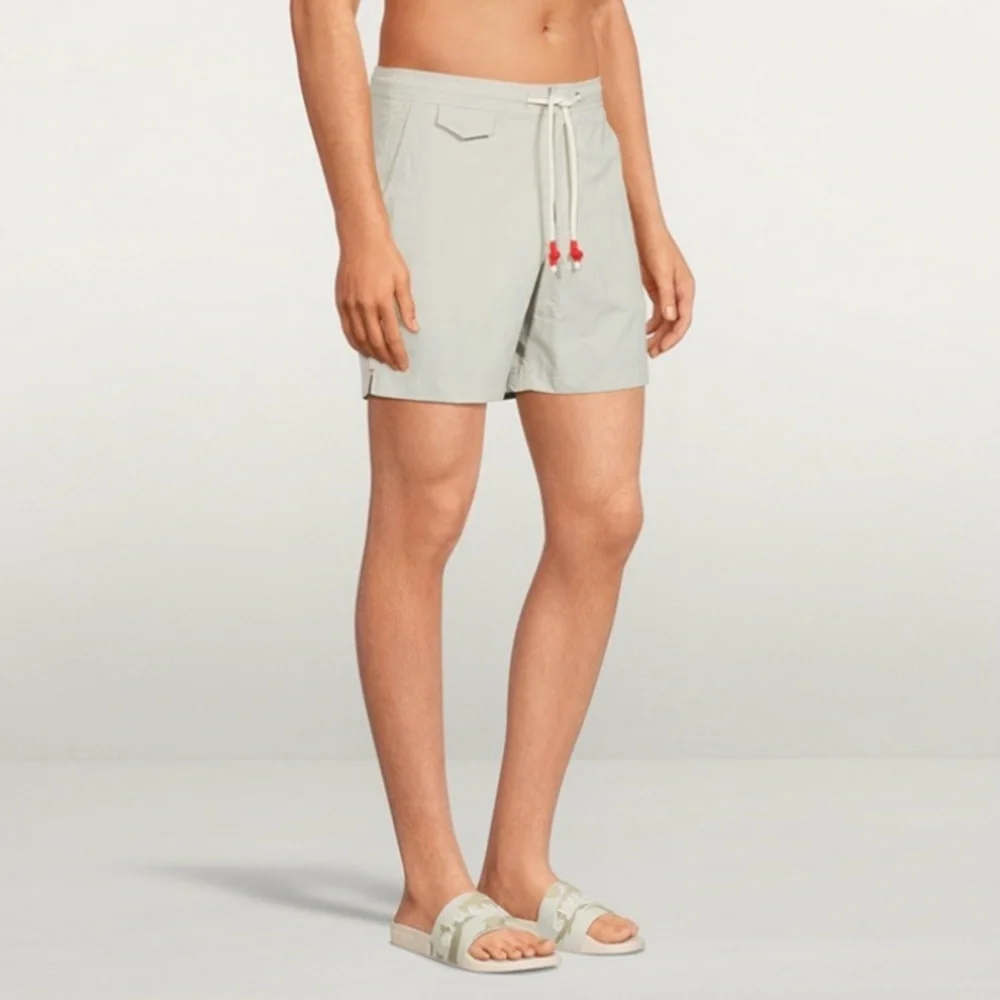 Orlebar Brown Standard Swim Hybrid Shorts Trunks Size 30 Khaki - Picture 2 of 15